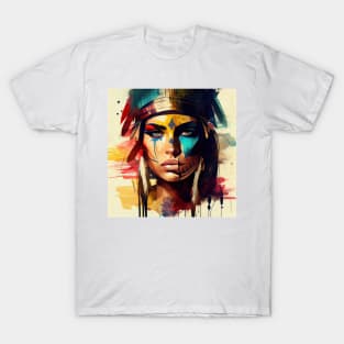 Powerful Egyptian Warrior Woman #1 T-Shirt